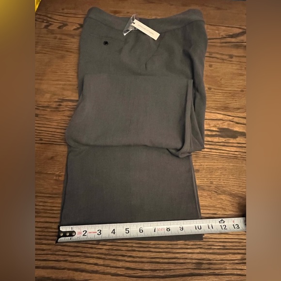 NWT Adrienne Vittidini Smoke Grey Dress Pants w/ Pockets!! Gotgeous!! - Picture 2 of 8
